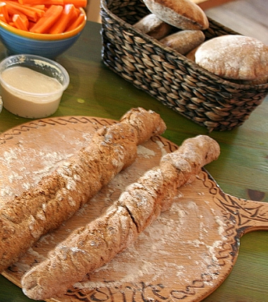 breads, dips